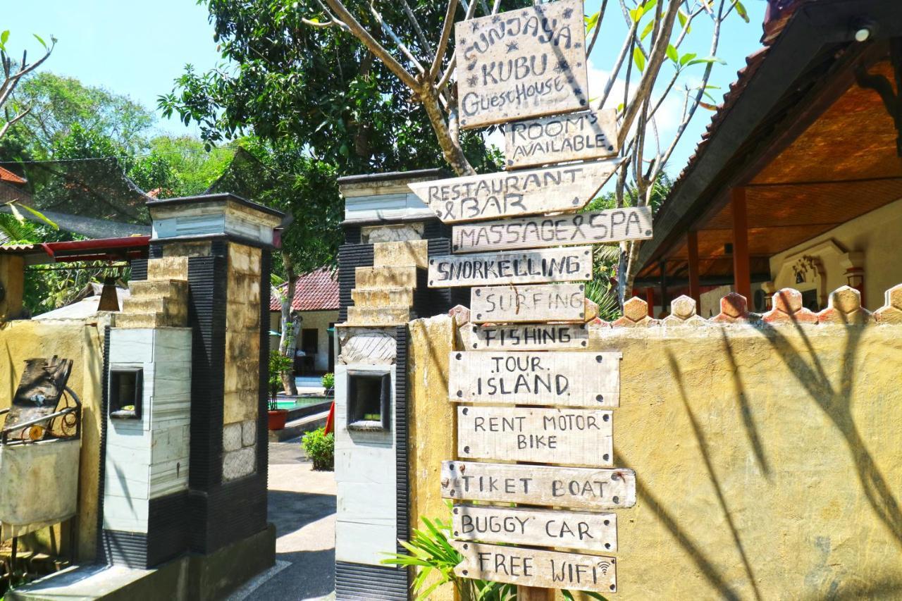 Sunjaya Kubu Guesthouse Lembongan Dış mekan fotoğraf